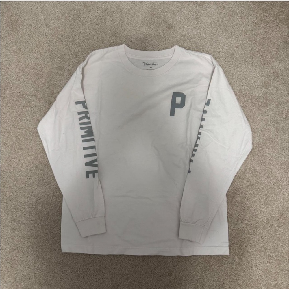 Primitive White Long Sleeve Shirt Size Kids XL